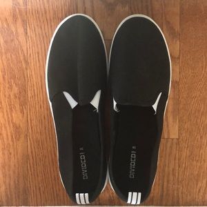 Black Slip Ons